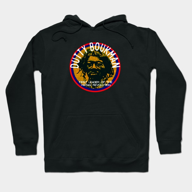 Dutty Boukman First Leader of the Haitan Revolution Hoodie by Tony Cisse Art Originals